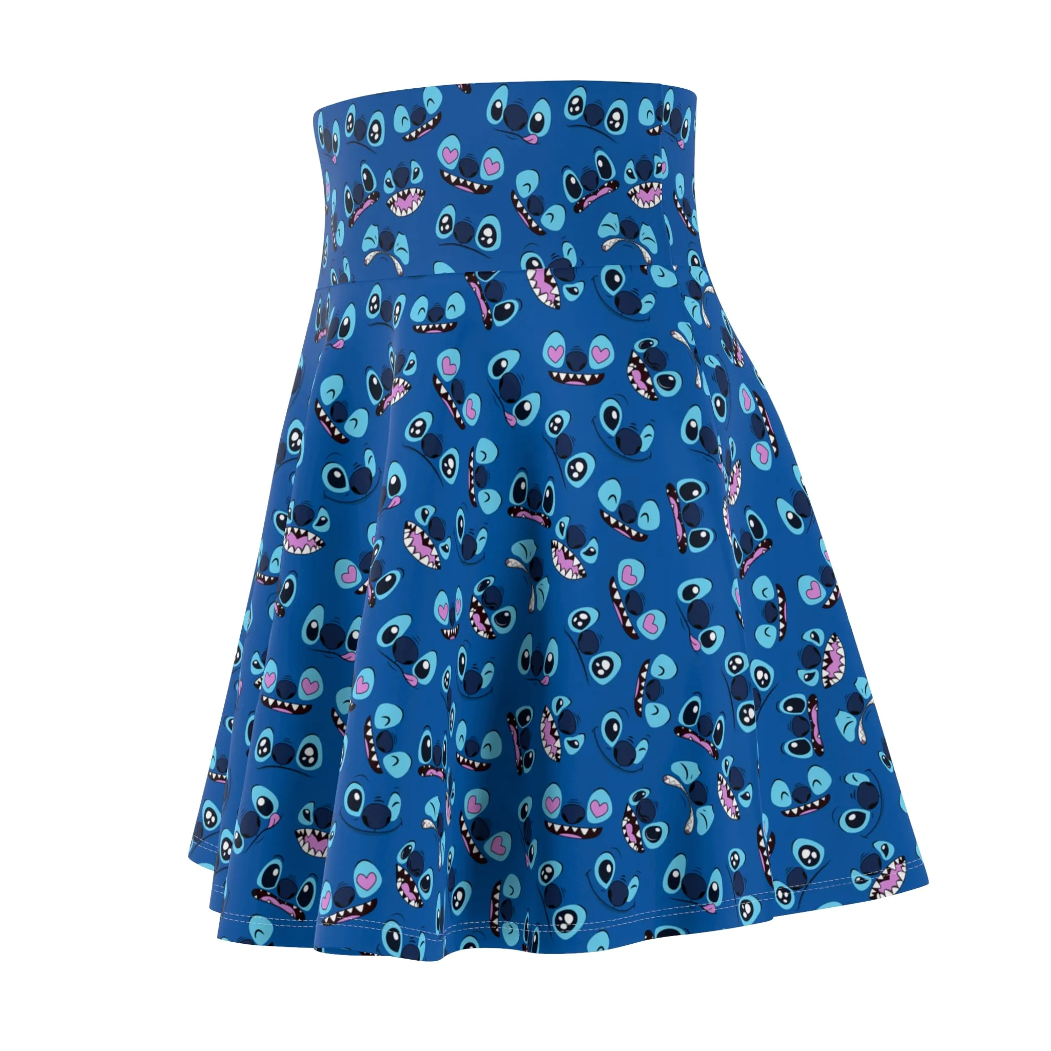 Disney Lilo And Stitch 626 Expressions Women's Skater Skirt