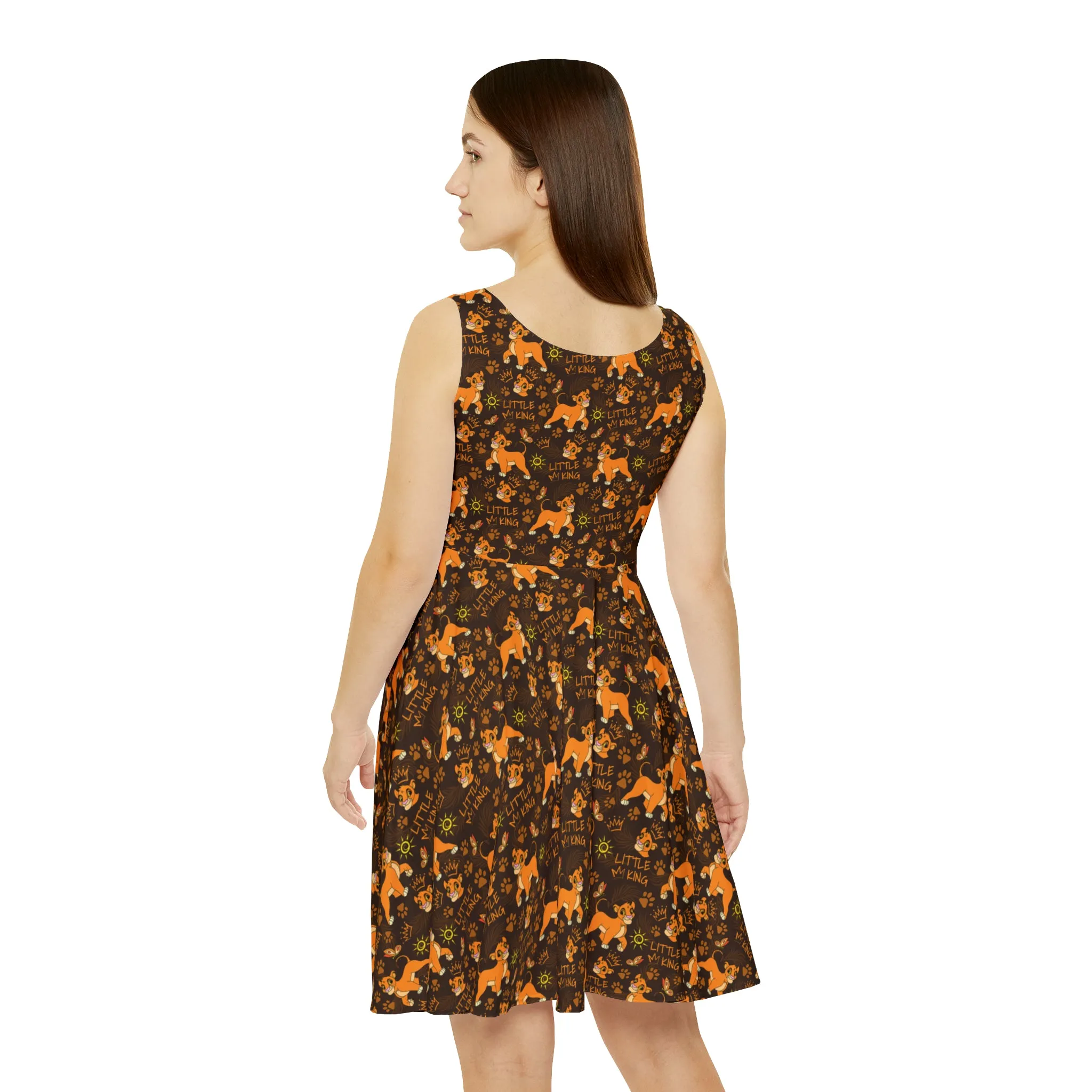 Disney Lion King Little King Women's Skater Dress