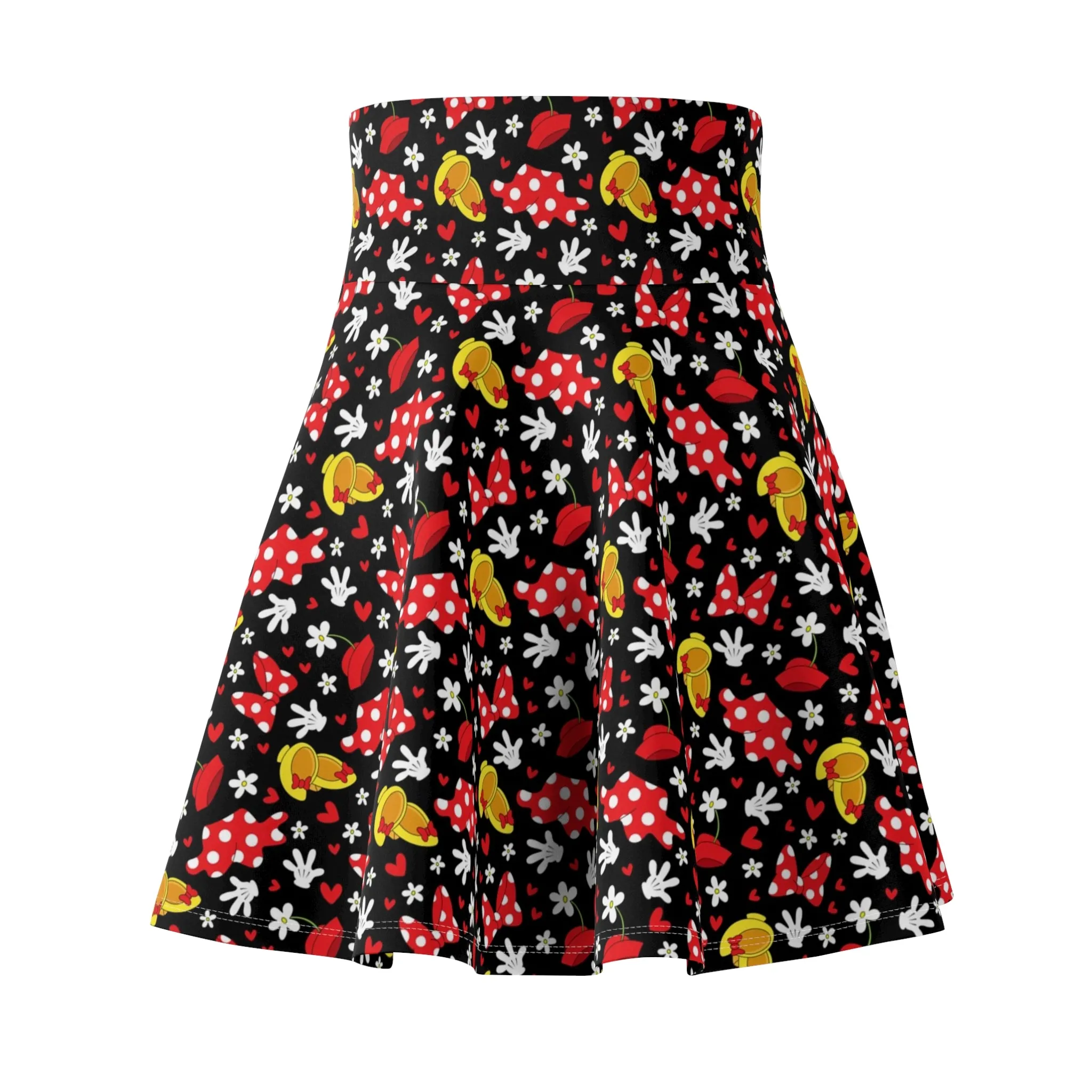 Disney Minnie Mouse All About The Bows Women's Skater Skirt