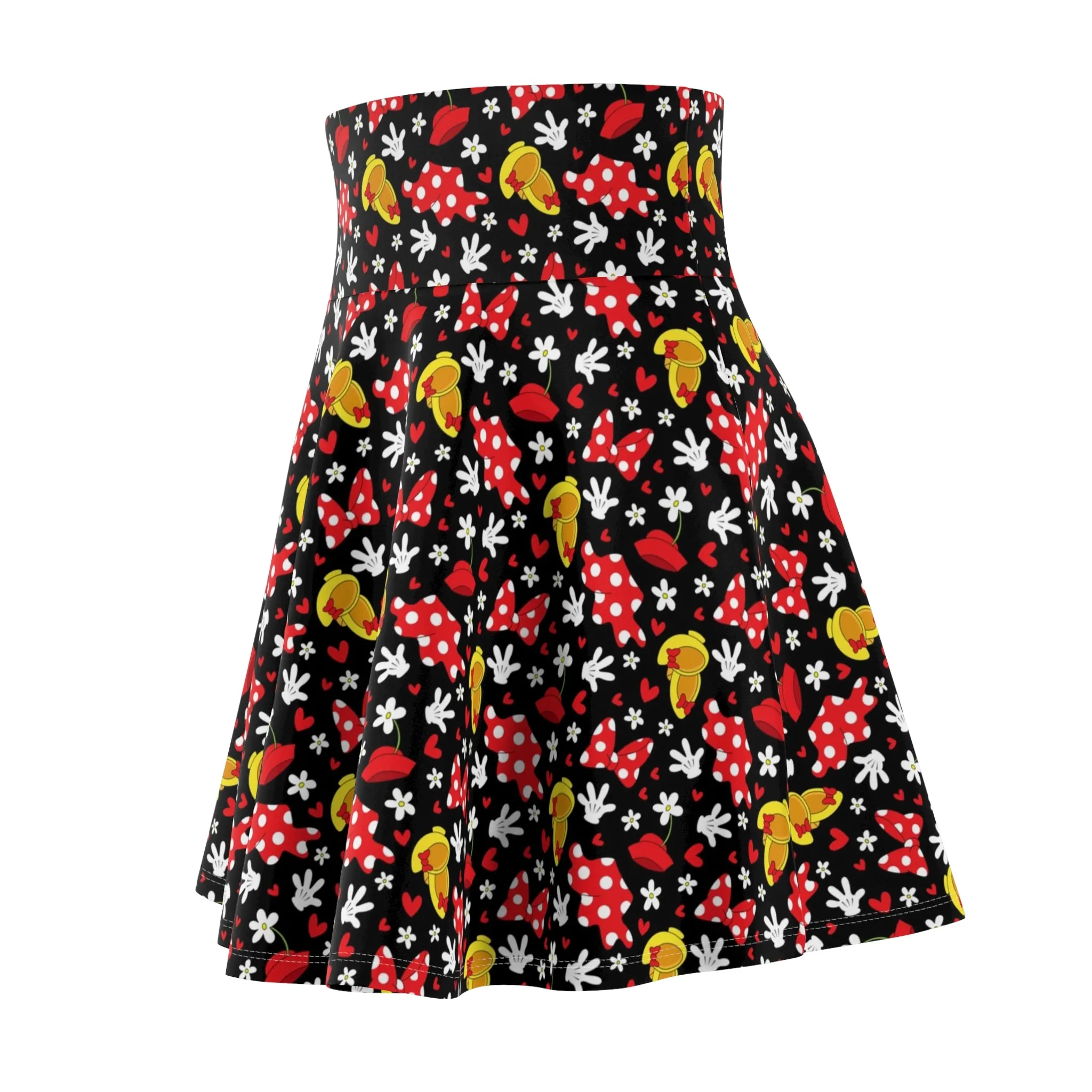 Disney Minnie Mouse All About The Bows Women's Skater Skirt