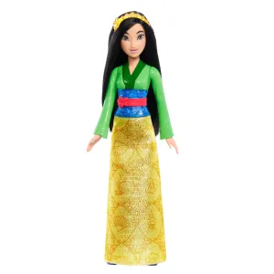 Disney Princess Mulan Posable Fashion Doll with Sparkling Clothing and Accessories for Kids Ages 3 