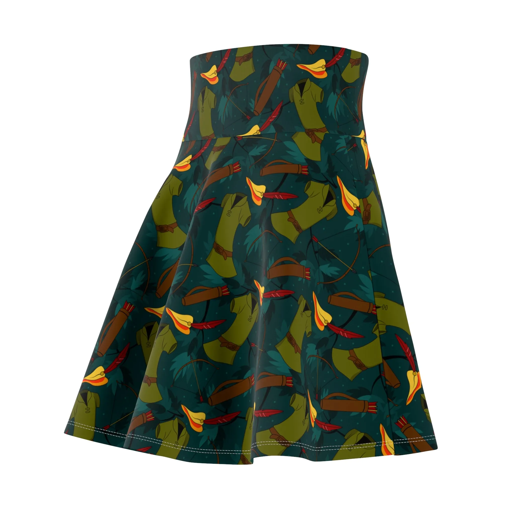 Disney Robin Hood Never Rob We Borrow Women's Skater Skirt