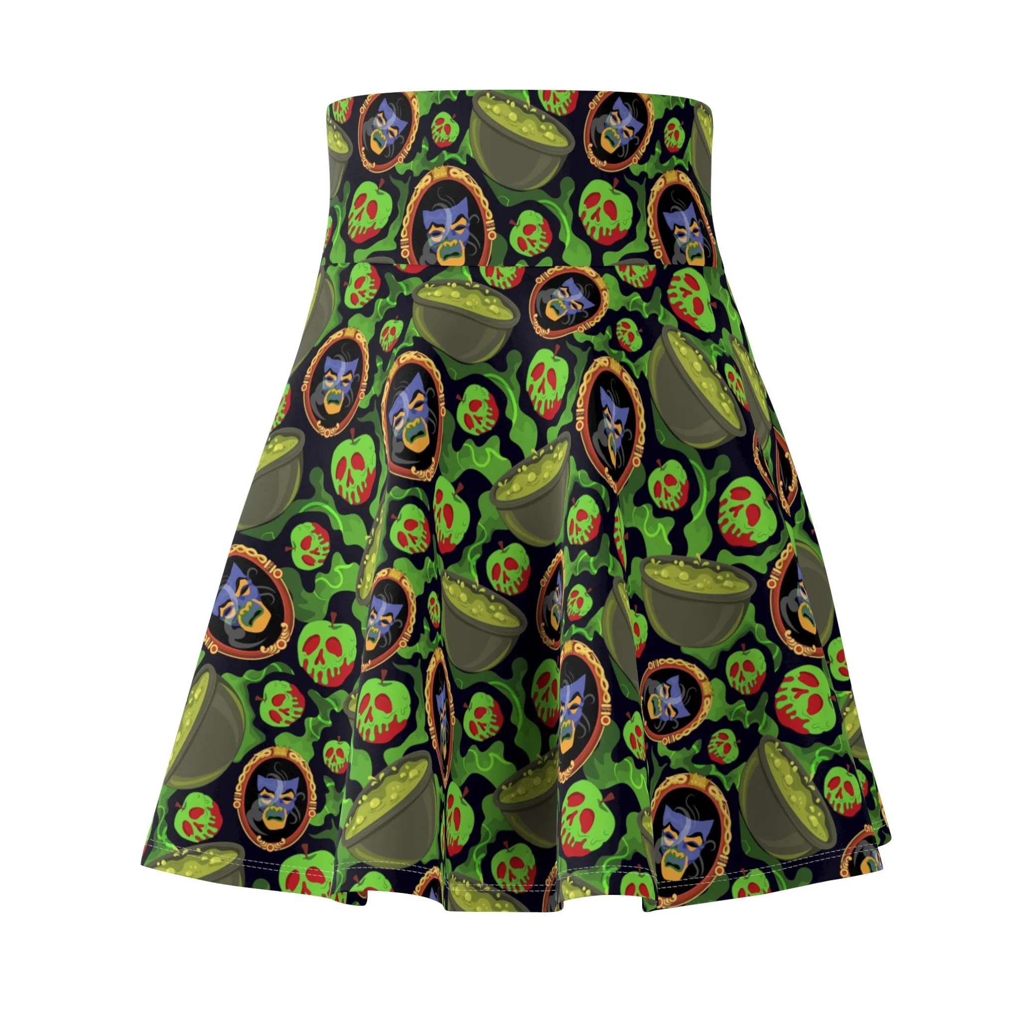 Disney Snow White Evil Queen Evil Mirror Women's Skater Skirt