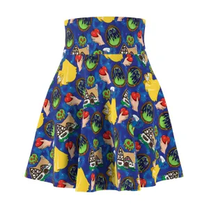 Disney Snow White Magic Mirror On The Wall Women's Skater Skirt