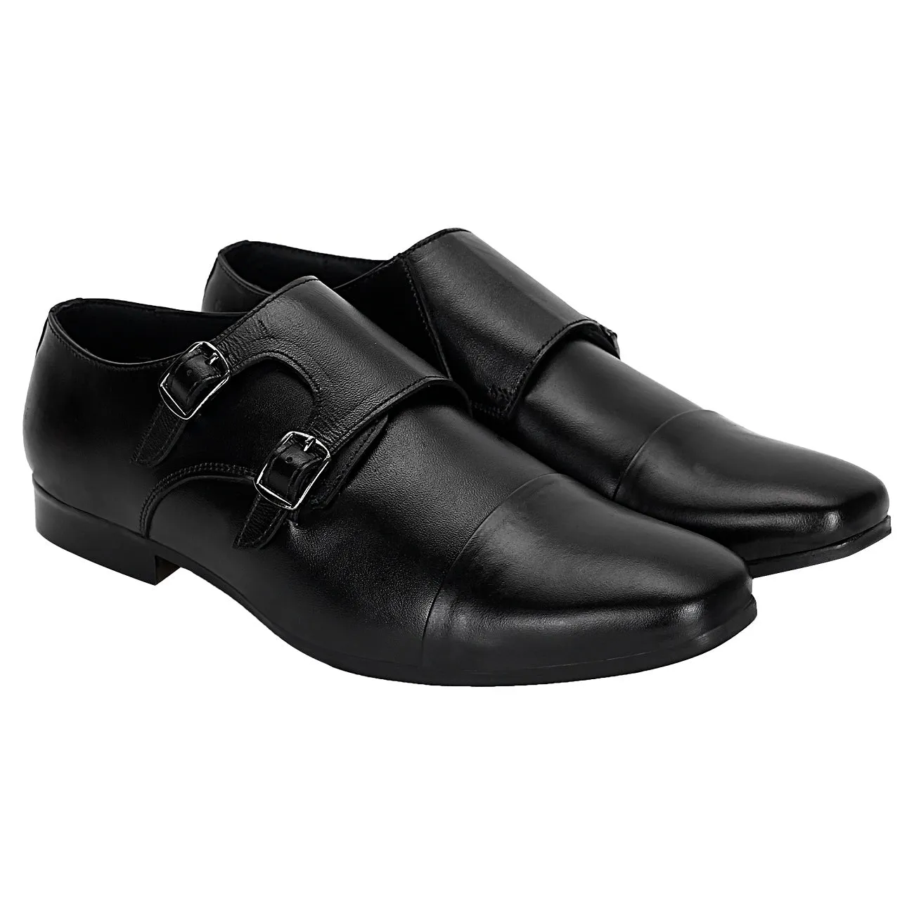 Double monk strap shoes