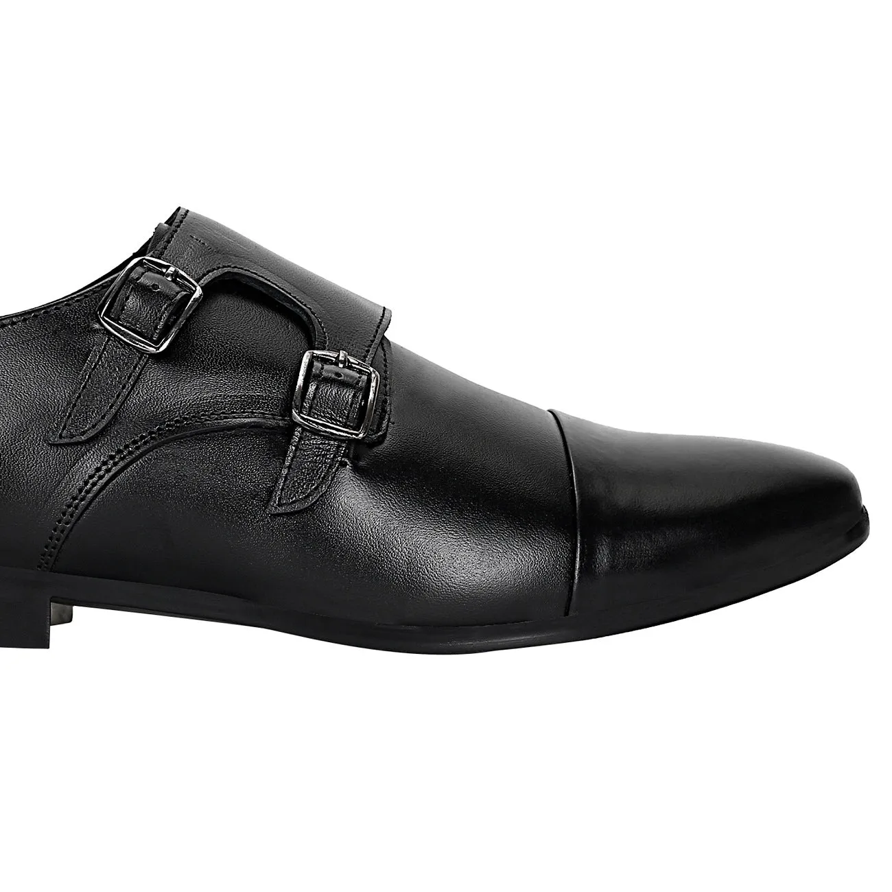 Double monk strap shoes