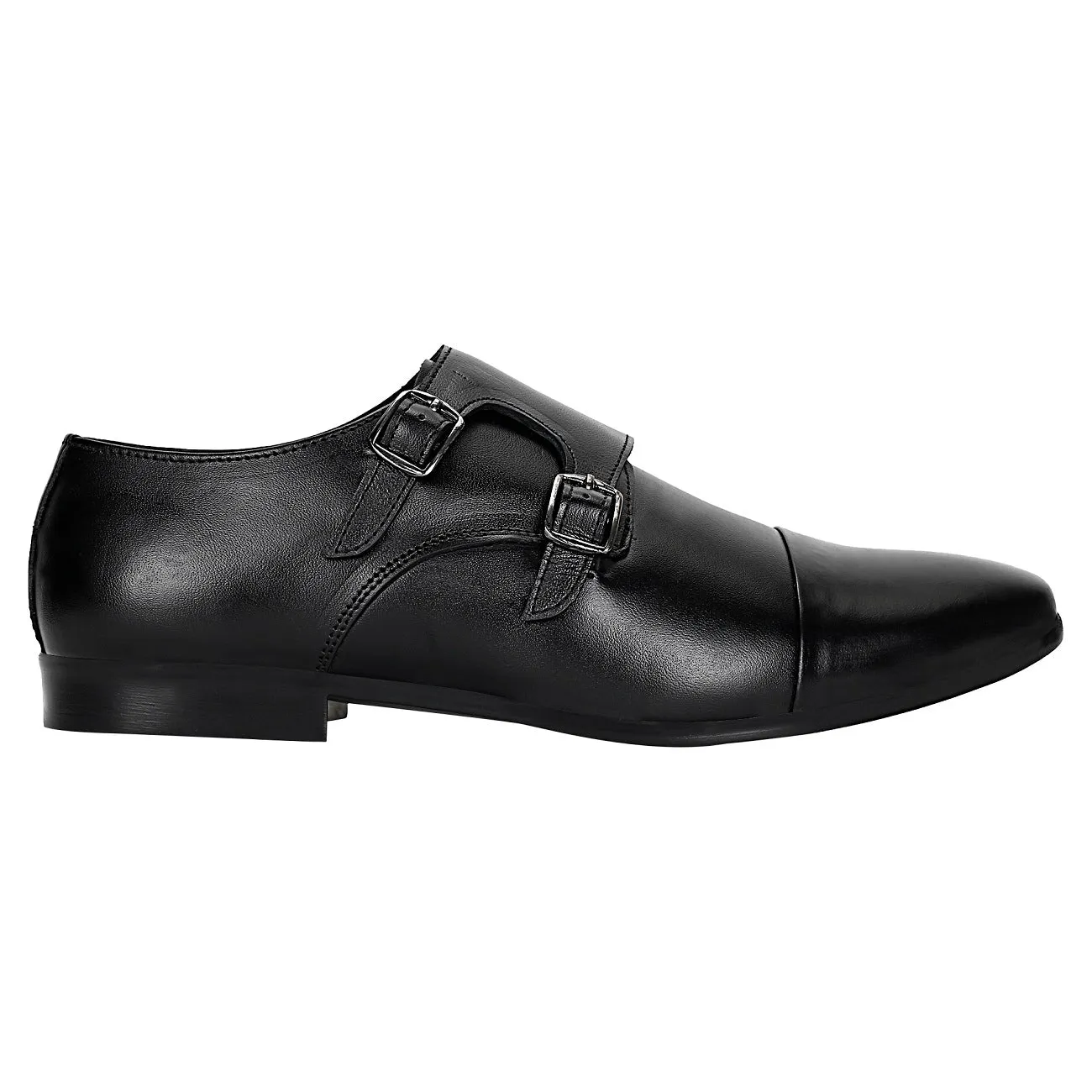 Double monk strap shoes