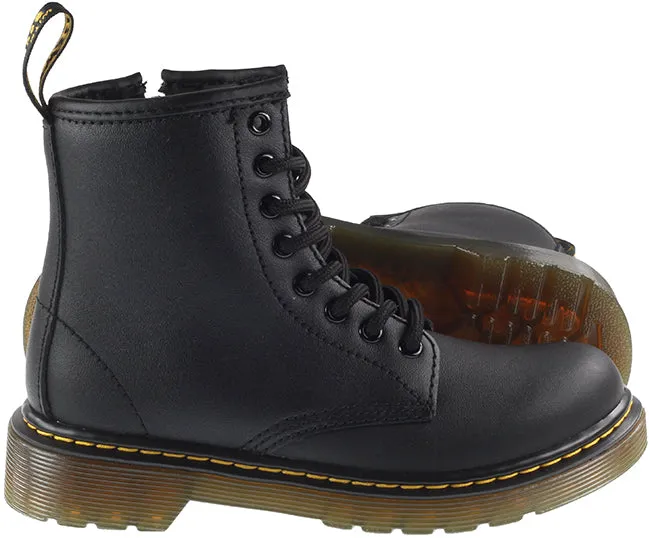 Dr Martens Shoes Kids 1460 Black Softy T