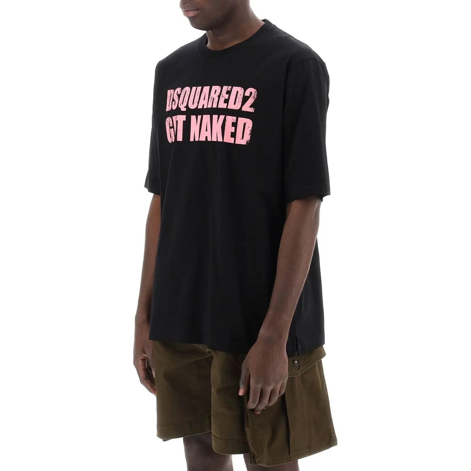 Dsquared2 skater fit printed t-shirt