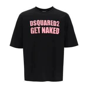 Dsquared2 skater fit printed t-shirt