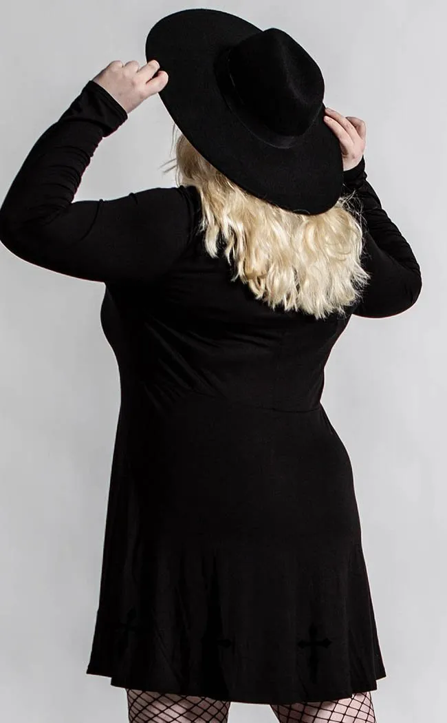 Elissabat Collar Dress [Plus-Size]