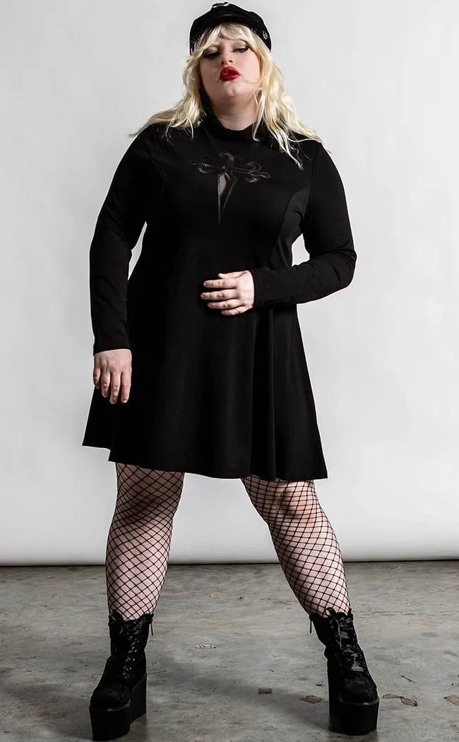 Evanna Cross Dress [Plus-Size]