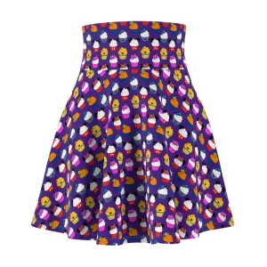 Fab 5 Cupcakes Women's Skater Skirt