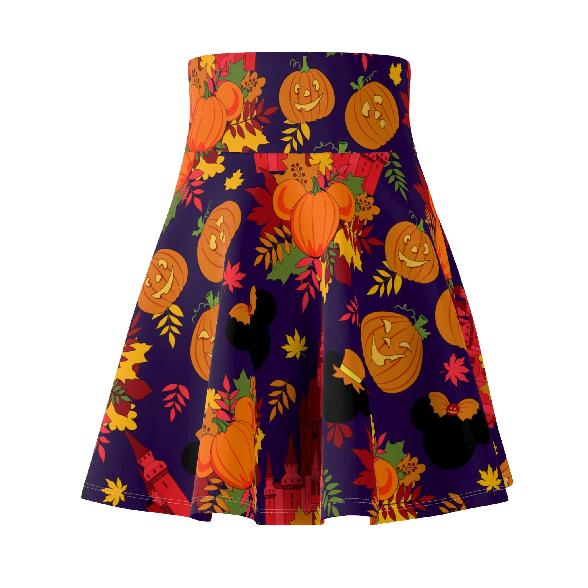 Fall Castles Women's Skater Skirt