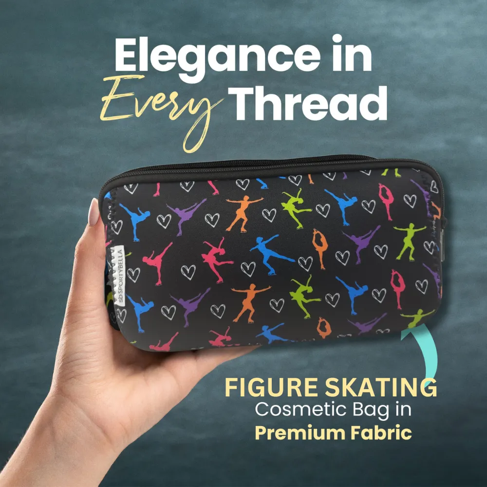 Figure Skating Cosmetic Bag