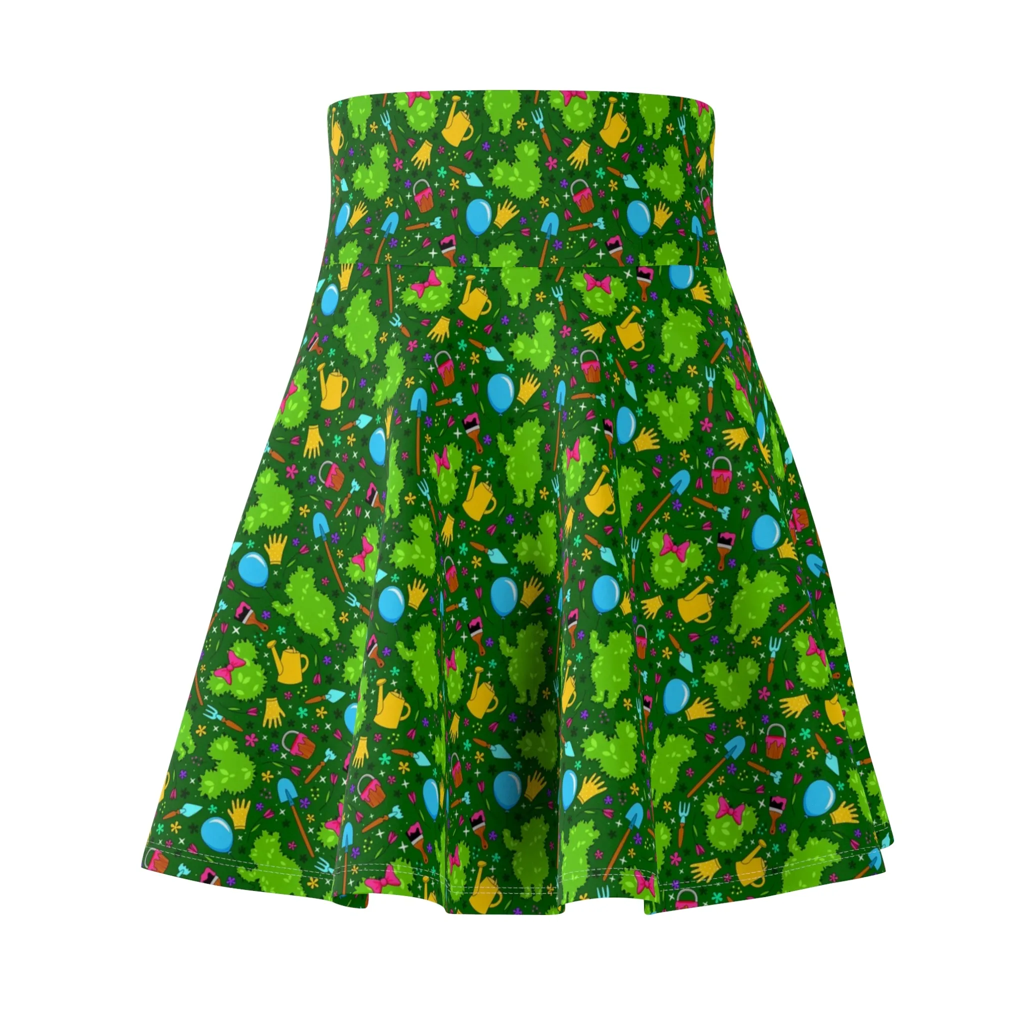 Flower And Garden Women's Skater Skirt