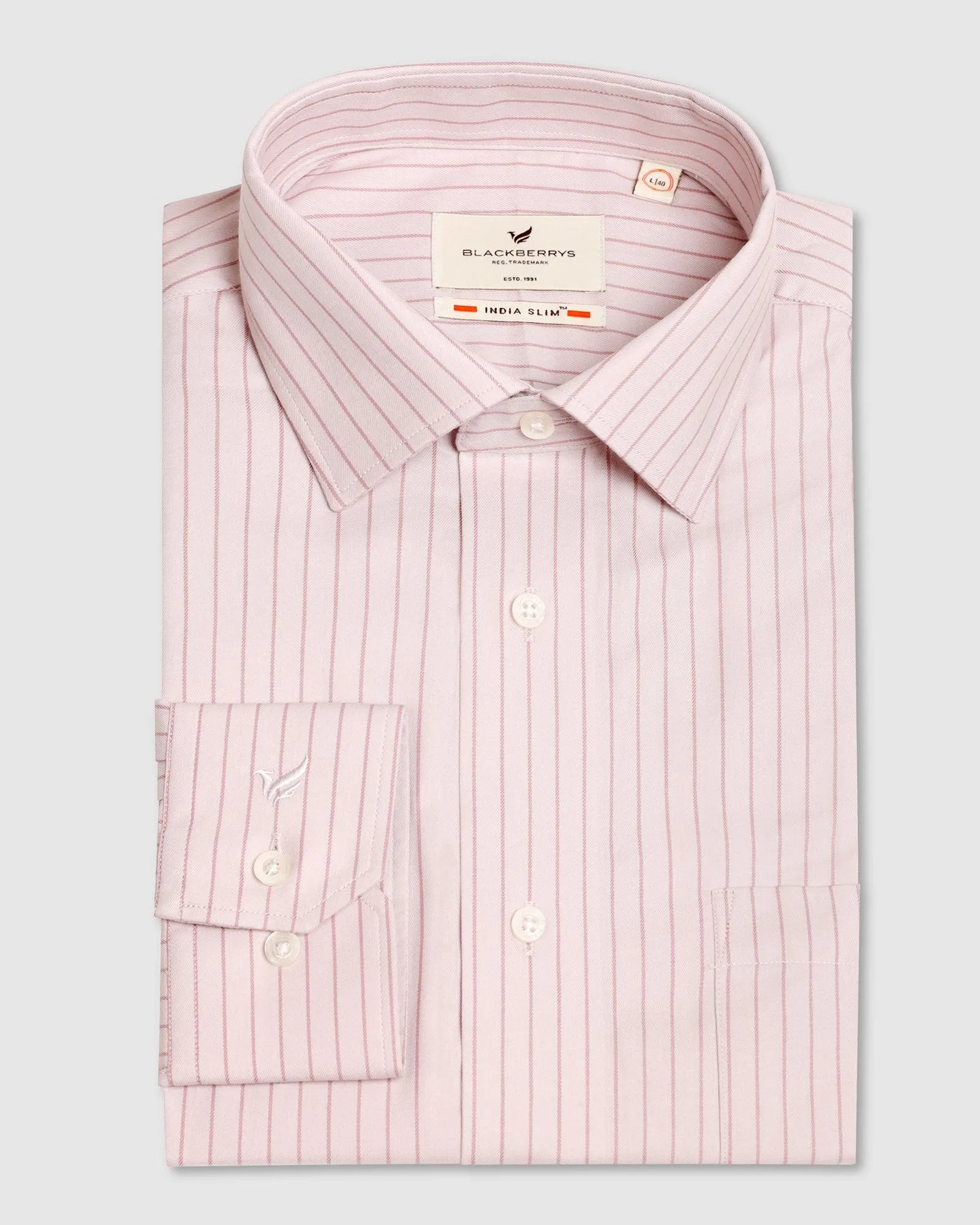 Formal Pink Striped Shirt - Lit