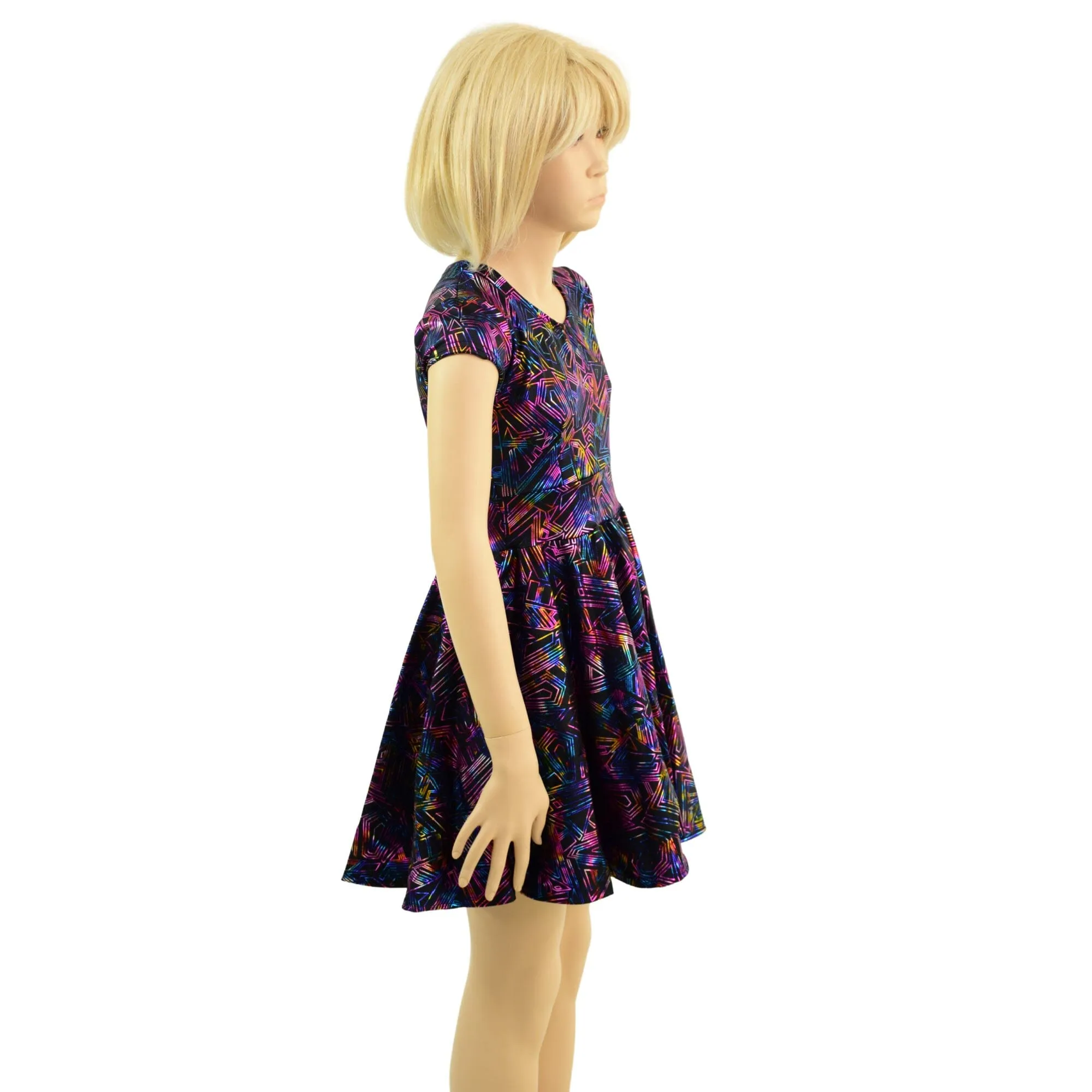 Girls Cyberspace Skater Dress