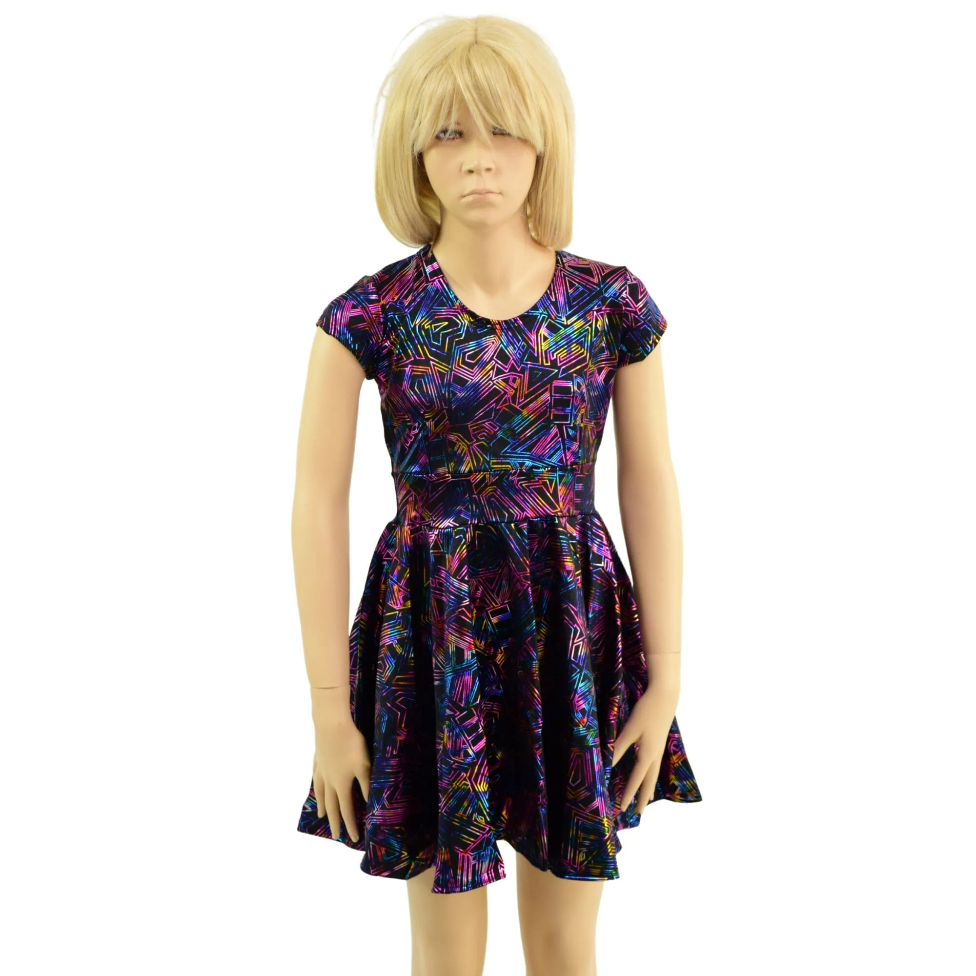 Girls Cyberspace Skater Dress