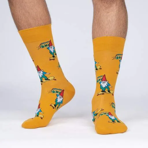 Gnarly Gnomes Men's Crew Socks