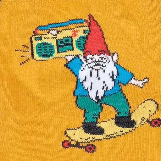 Gnarly Gnomes Men's Crew Socks