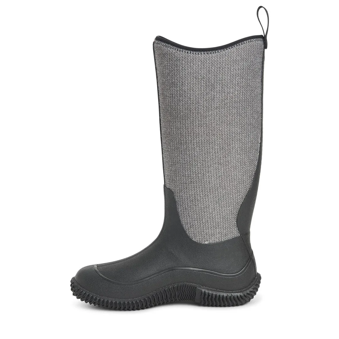 Hale Tall Herringbone Boots - Black by Muckboot