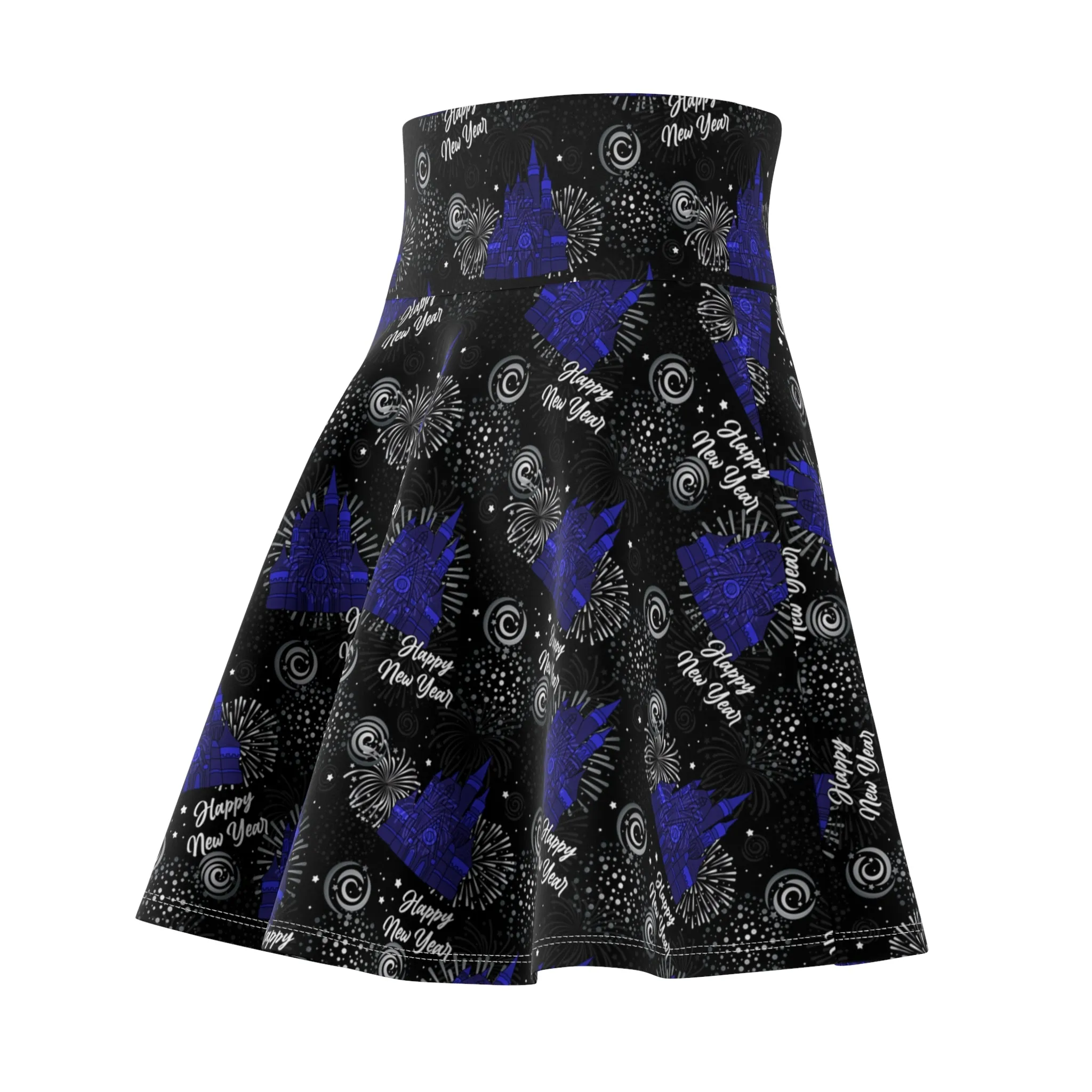 Happy New Year Women's Skater Skirt