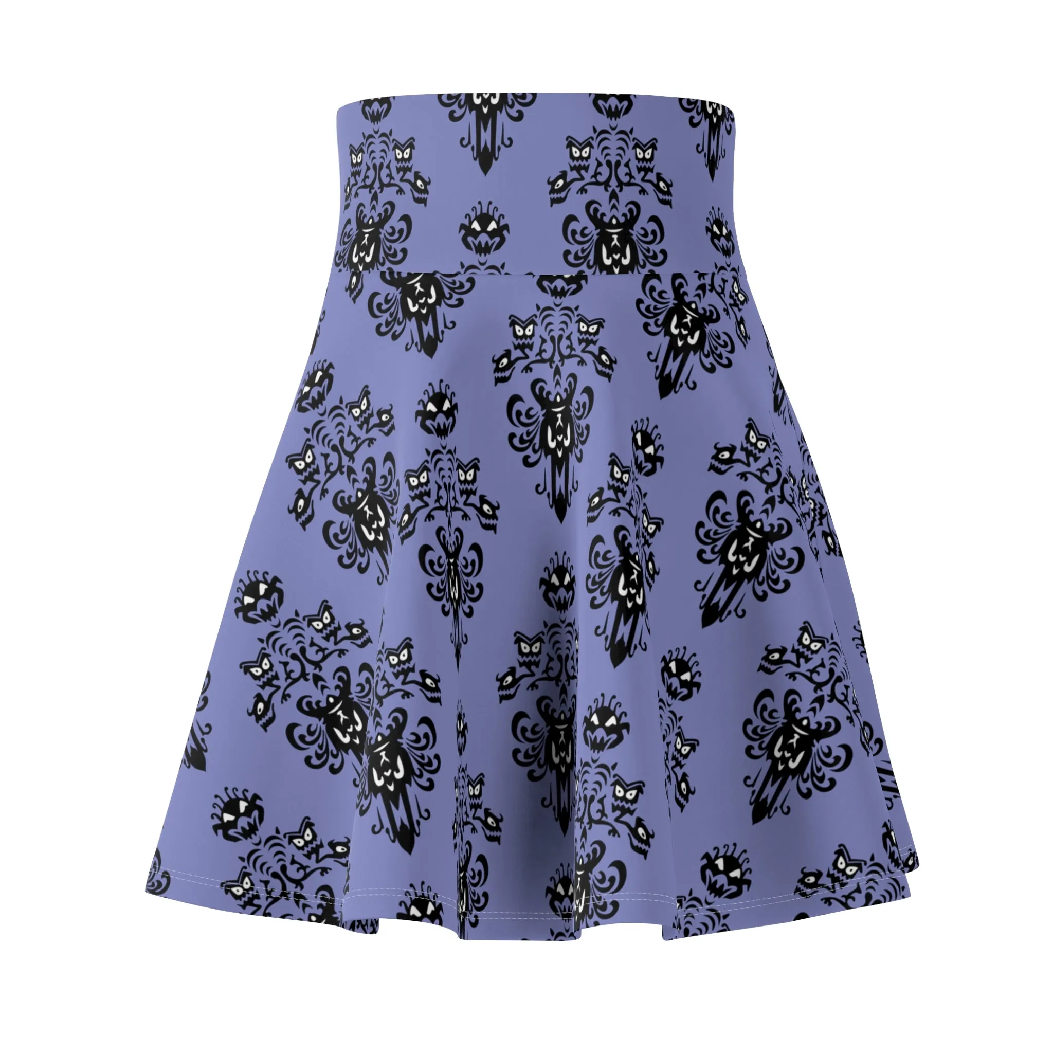 Haunted Mansion Wallpaper Women's Skater Skirt