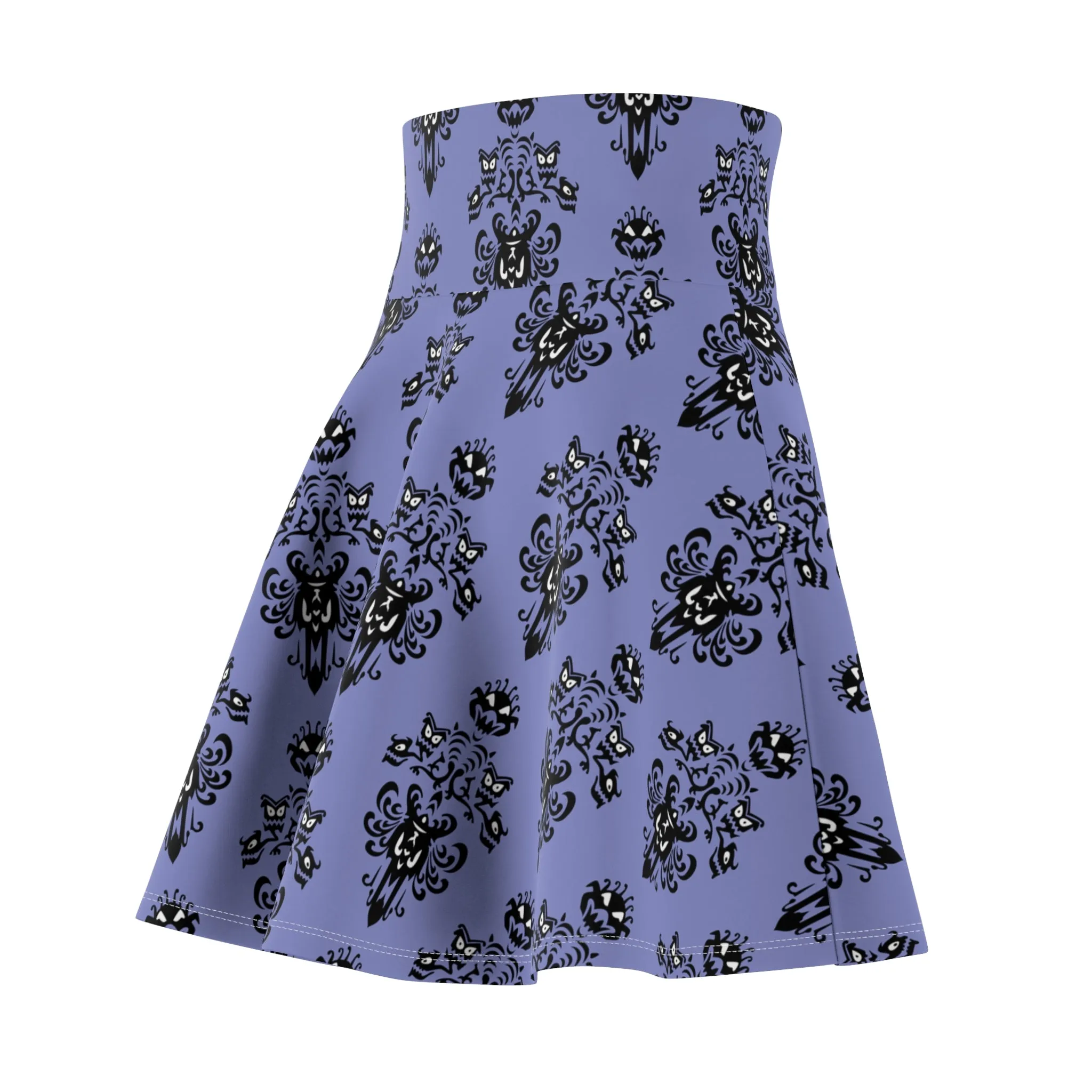 Haunted Mansion Wallpaper Women's Skater Skirt