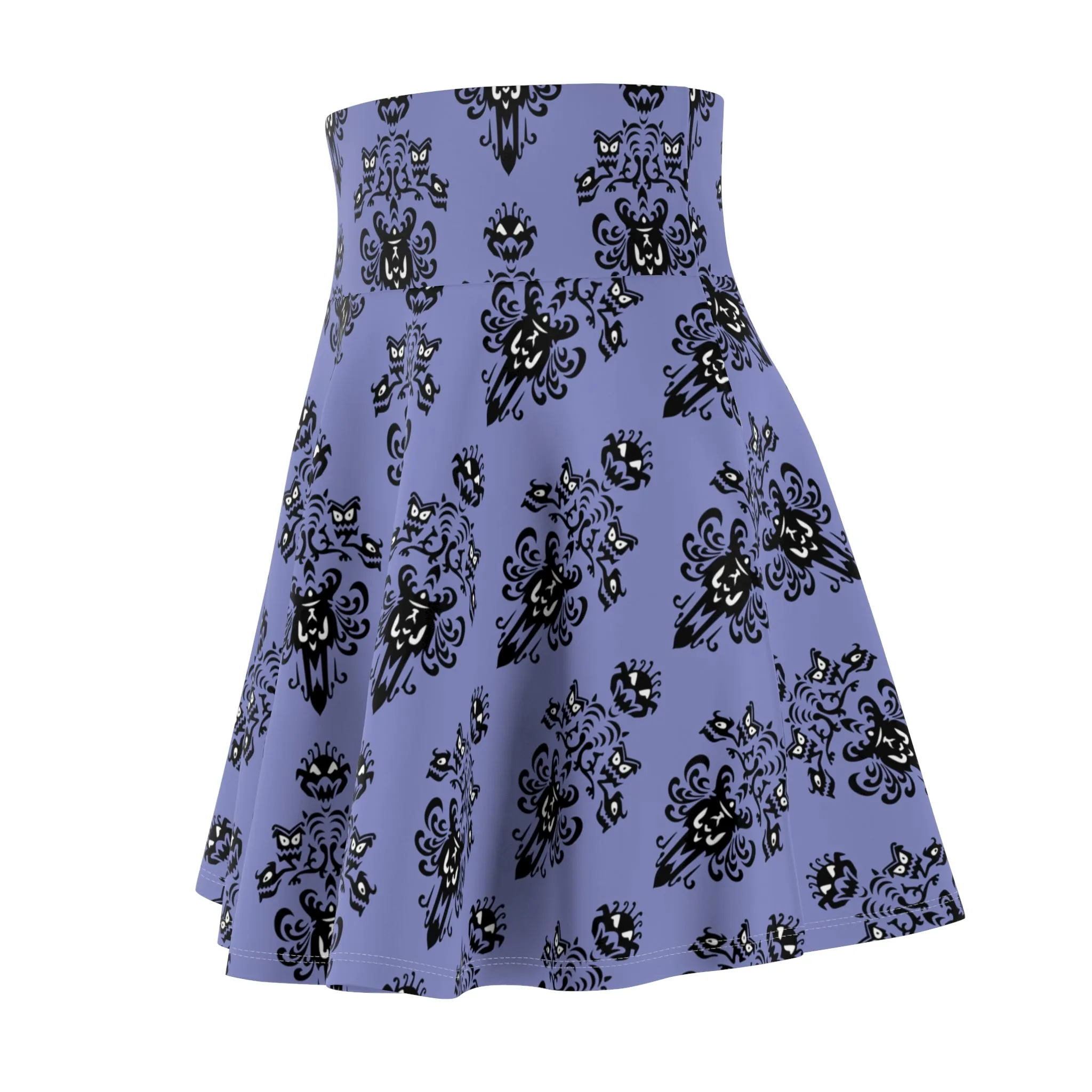 Haunted Mansion Wallpaper Women's Skater Skirt