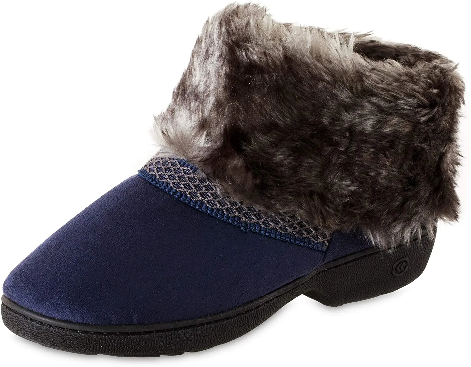 isotoner Women's Recycled Microsuede Mallory Boot Slipper