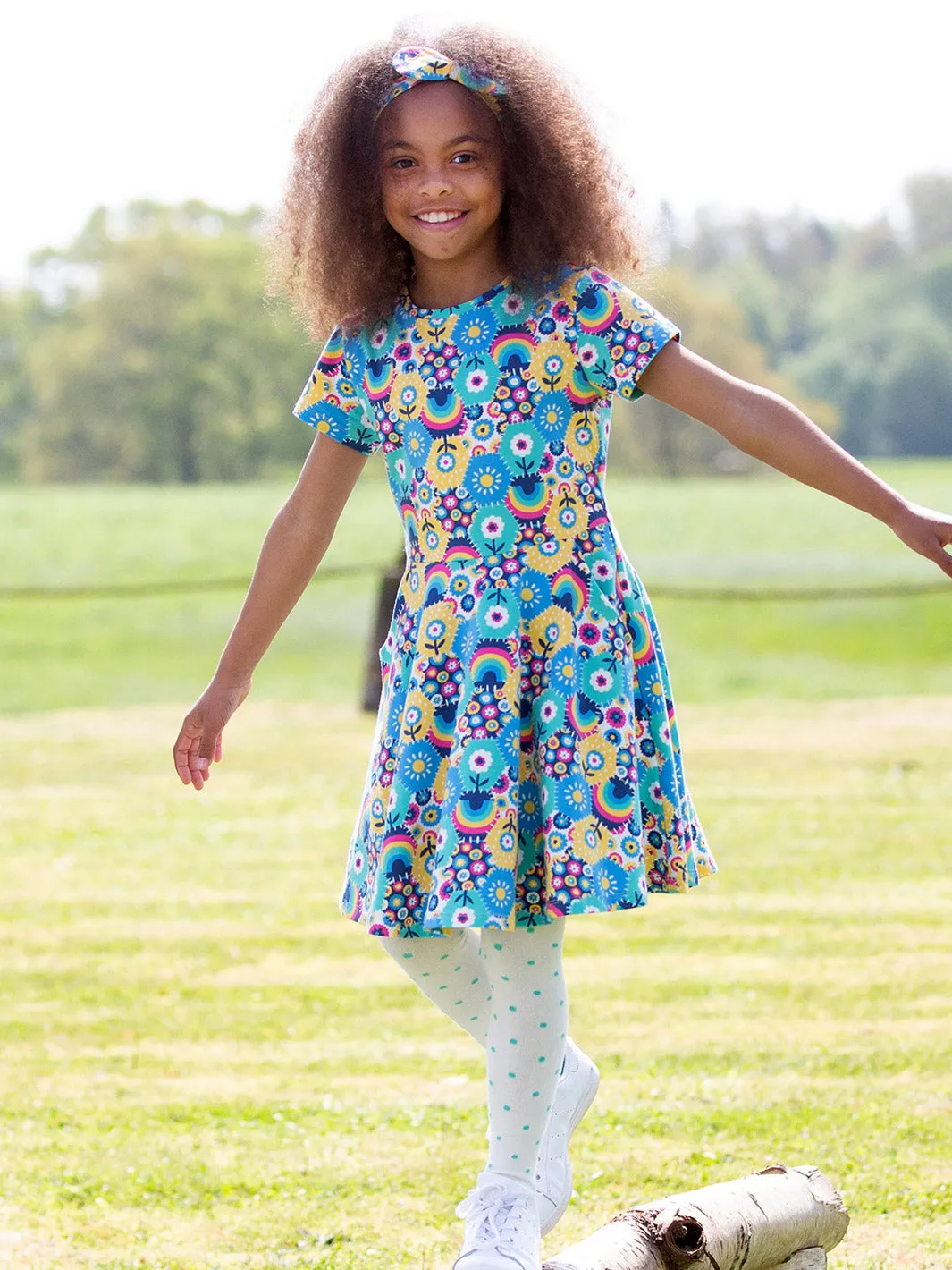 Kite Patchwork Planet Skater Dress