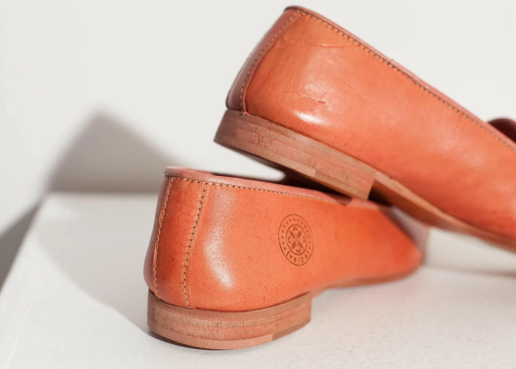 Leather Loafer in Rose