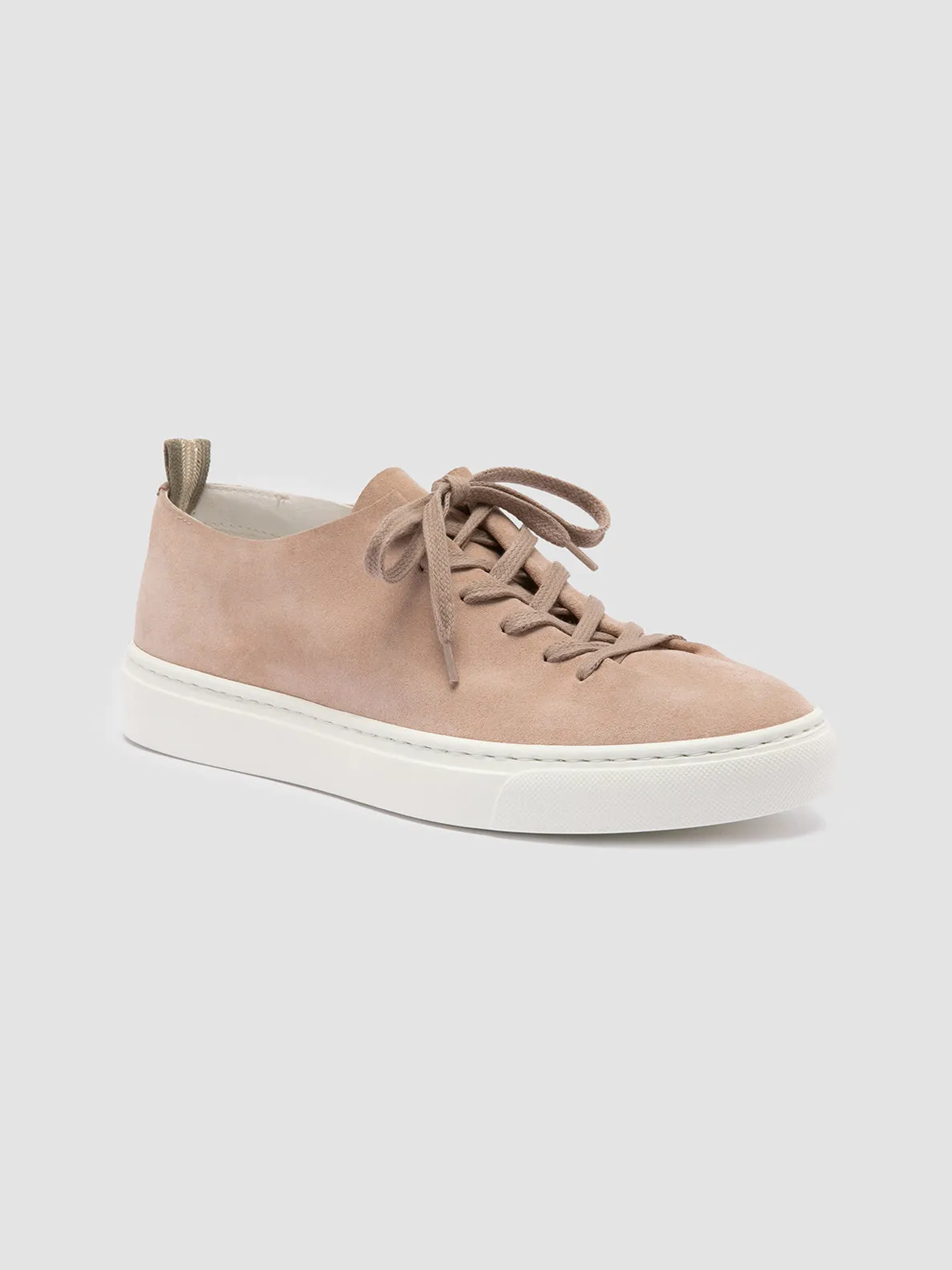 LEGGERA 100 - Rose Suede Low Top Sneakers