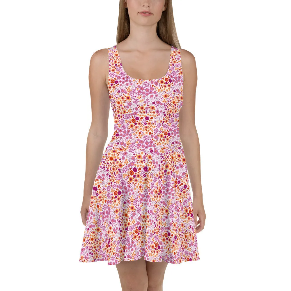 Lesbian Flowers Skater Dress