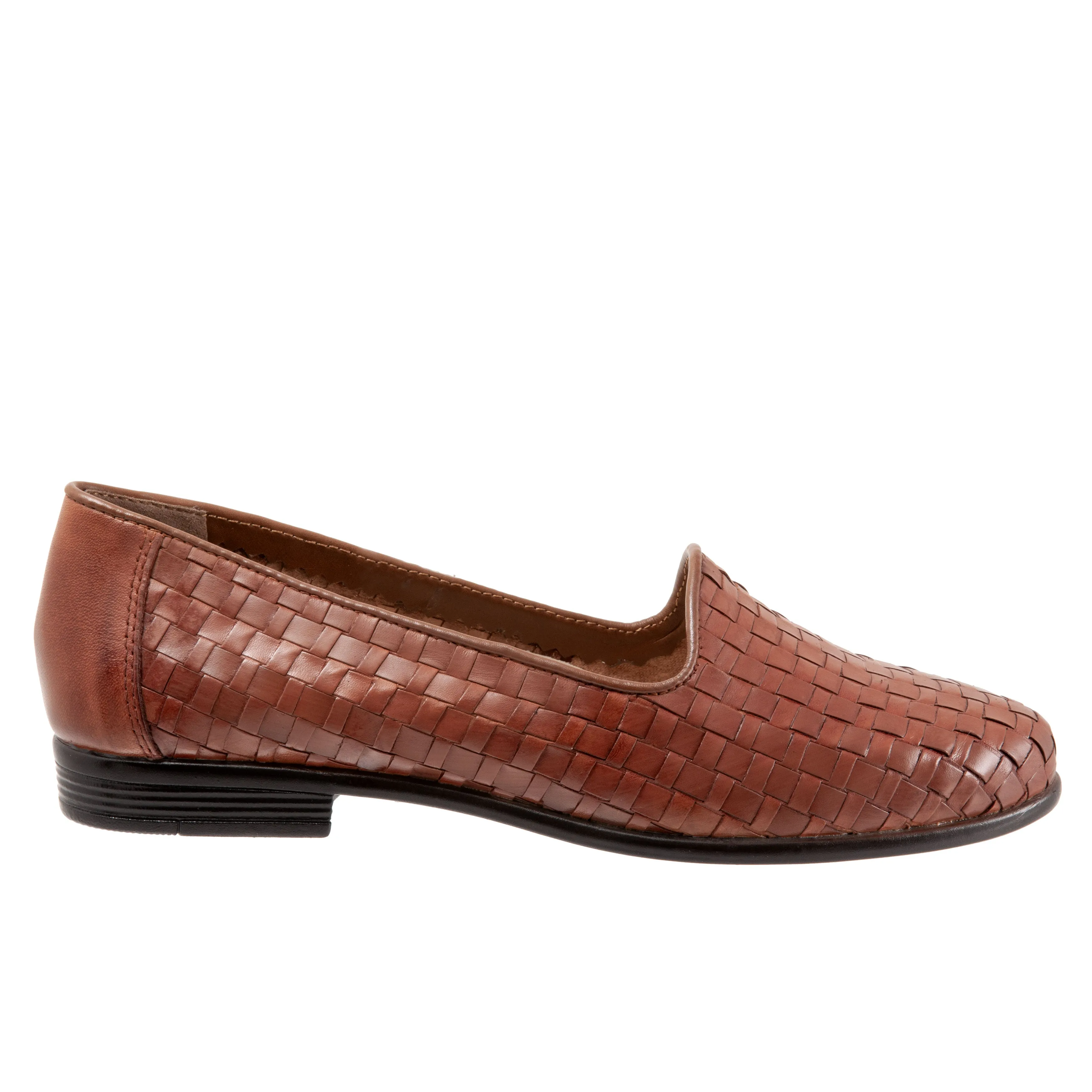 Liz Woven Tan Slip-on Shoes