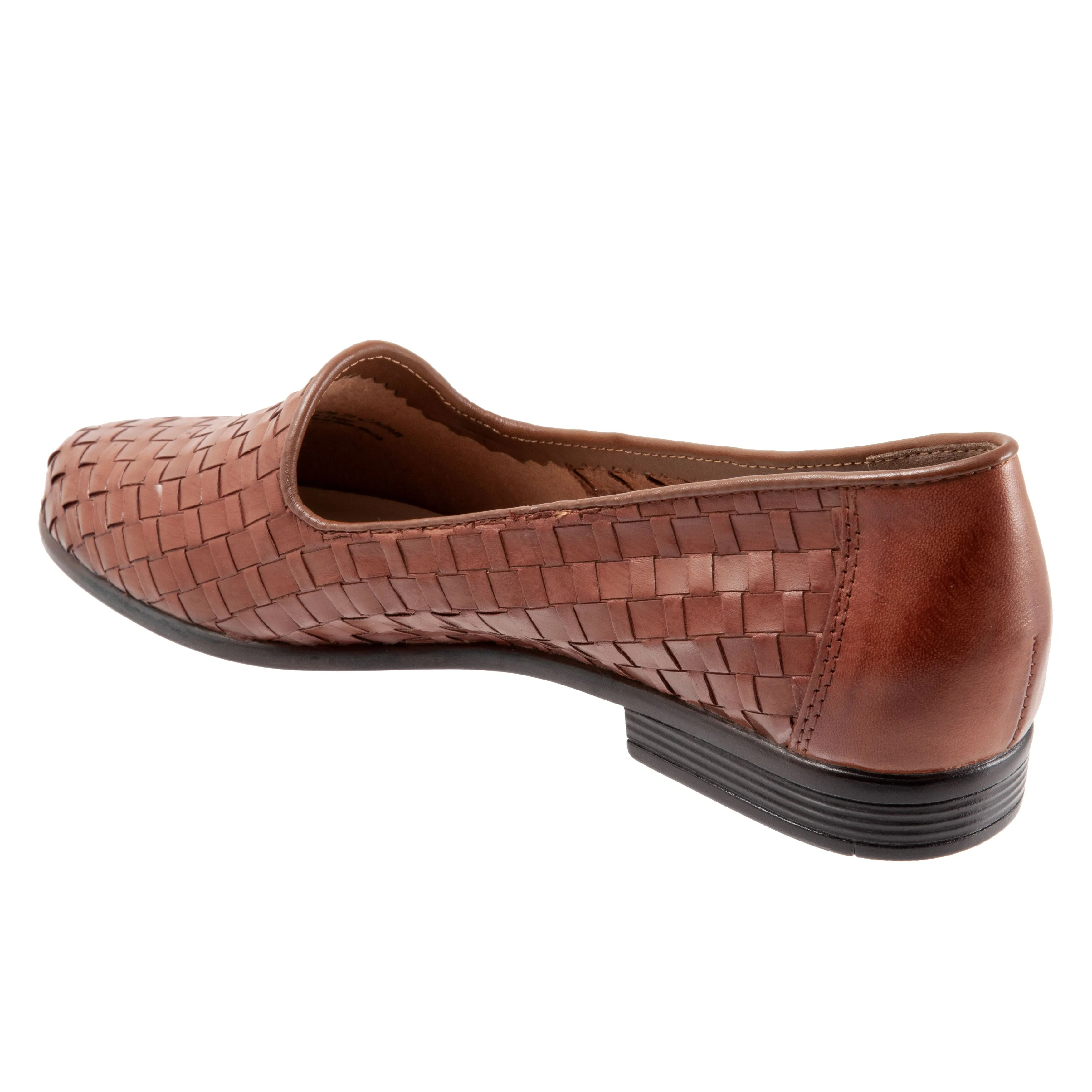 Liz Woven Tan Slip-on Shoes