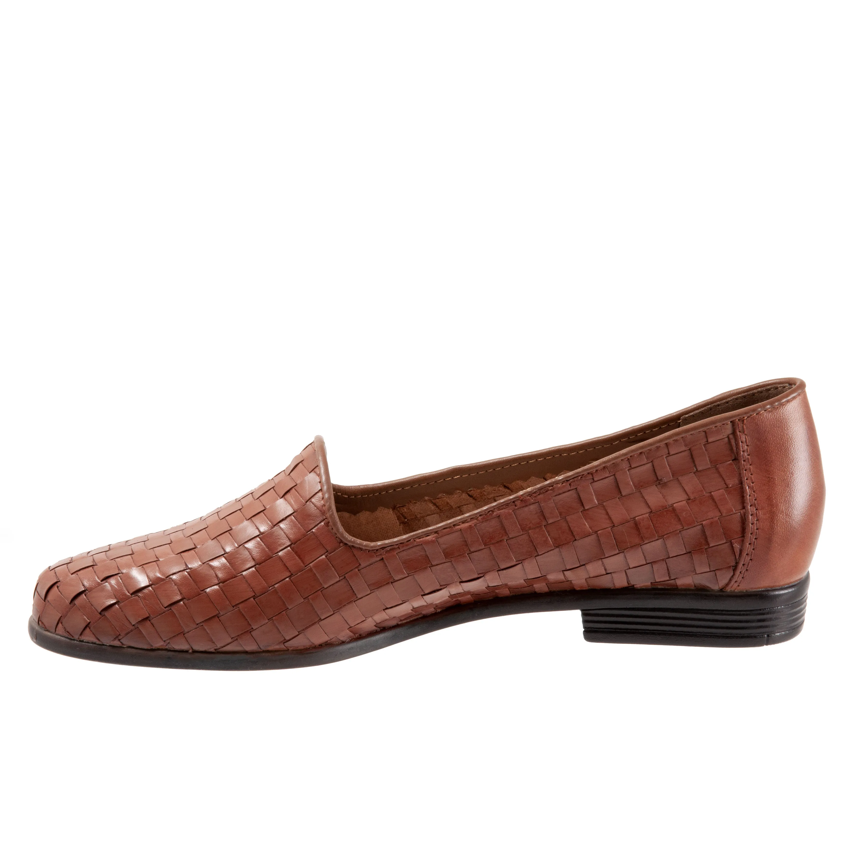 Liz Woven Tan Slip-on Shoes