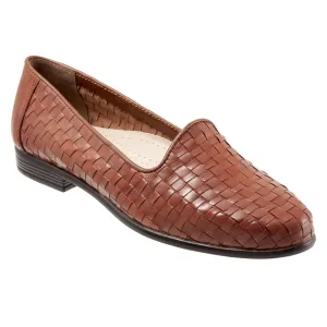 Liz Woven Tan Slip-on Shoes