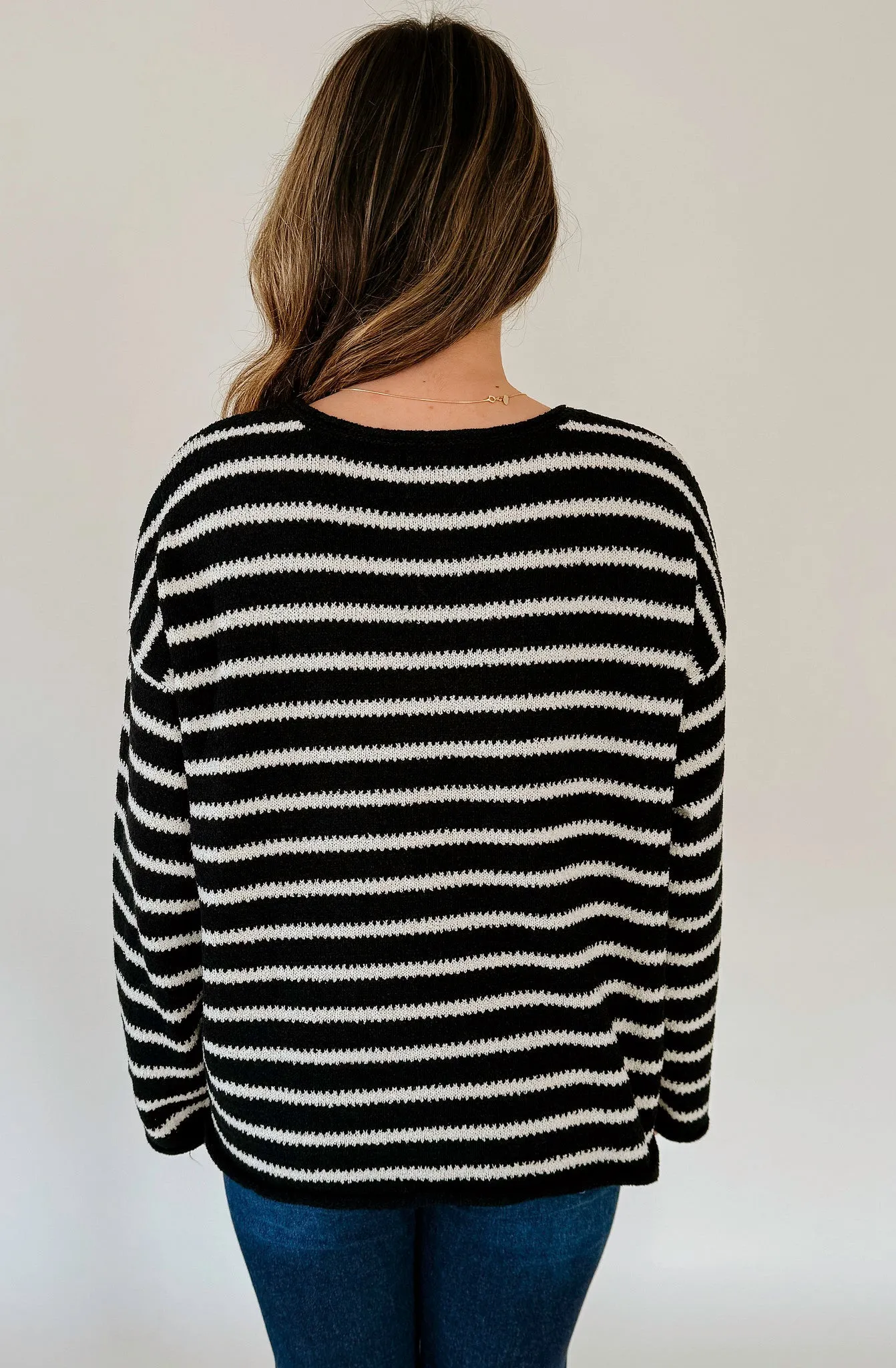 LUCK OF THE DRAW STRIPE SWEATER