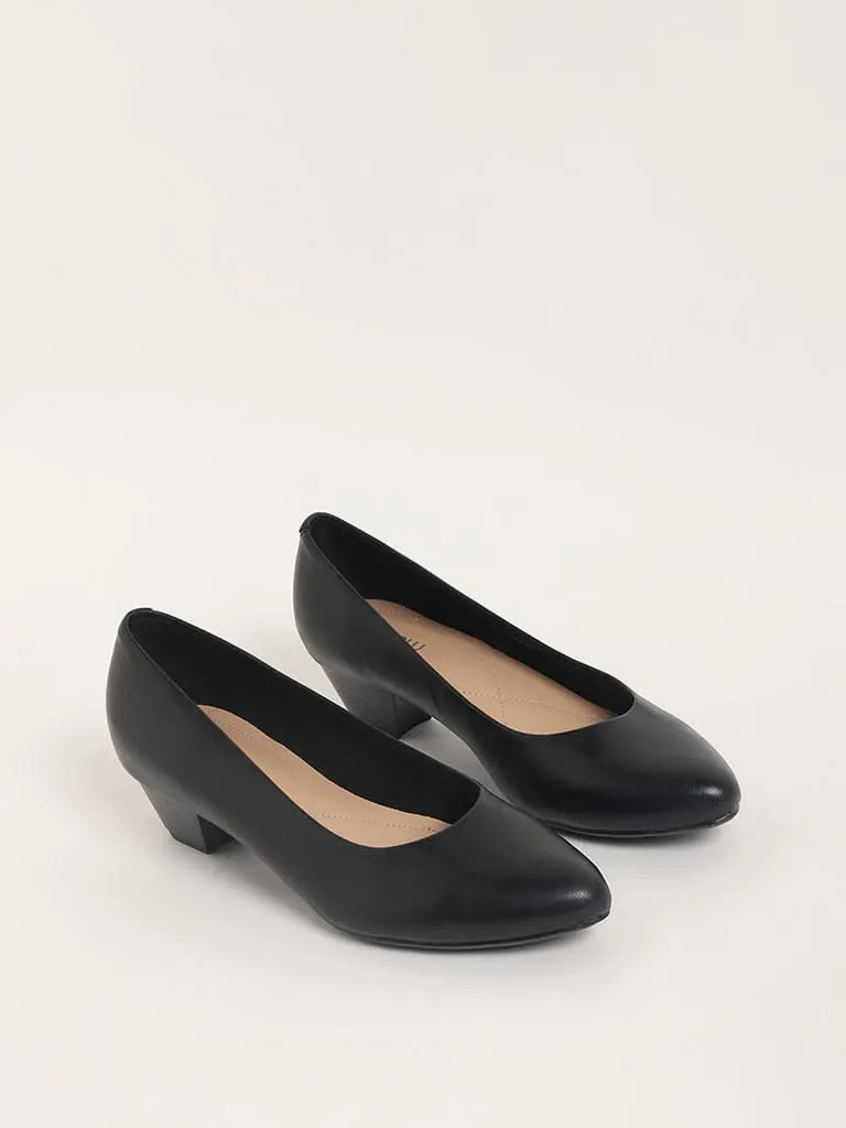 LUNA BLU Black Pump Shoes