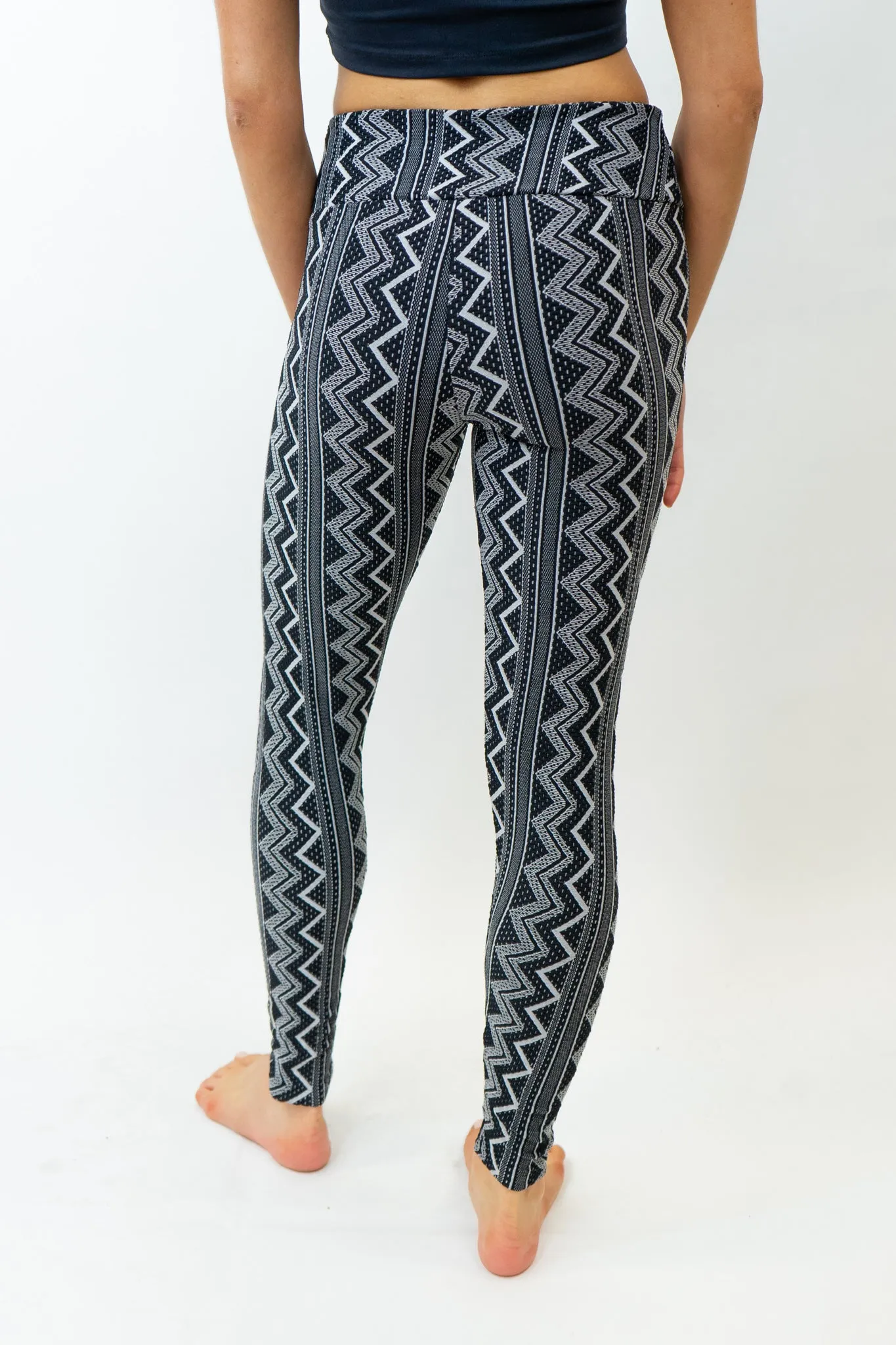 Madison Legging - Black/White