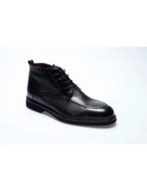 Men  Black   Genuine Leather Classic Shoes