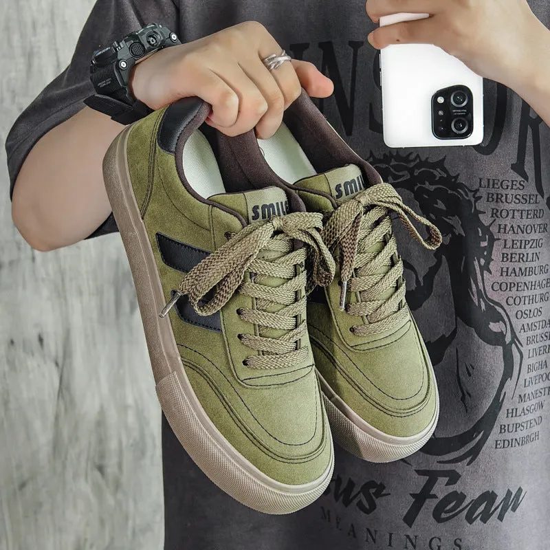 Men Fashion Flat Canvas Casual Training Sneakers