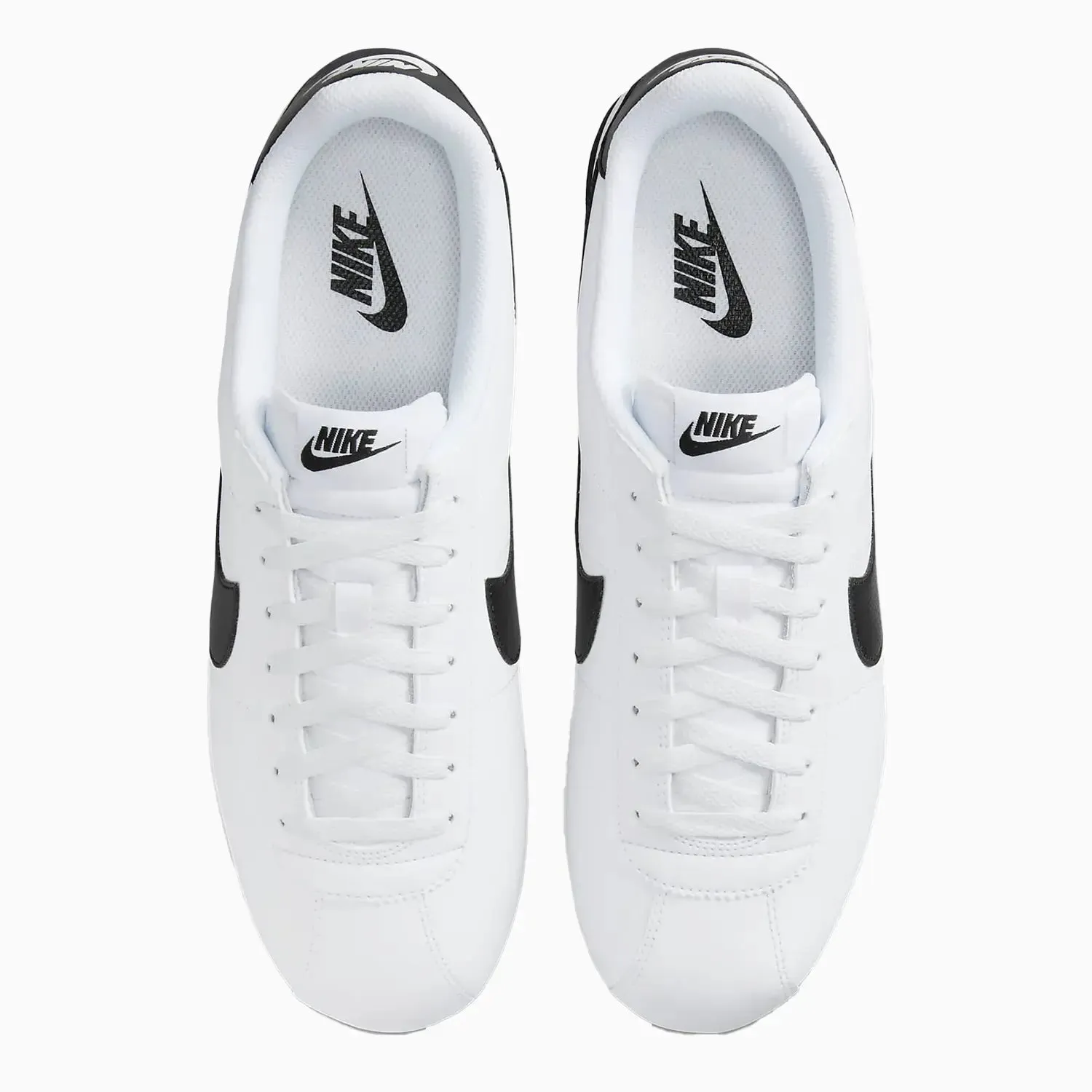 Men's Cortez Leather "Black White" Shoes