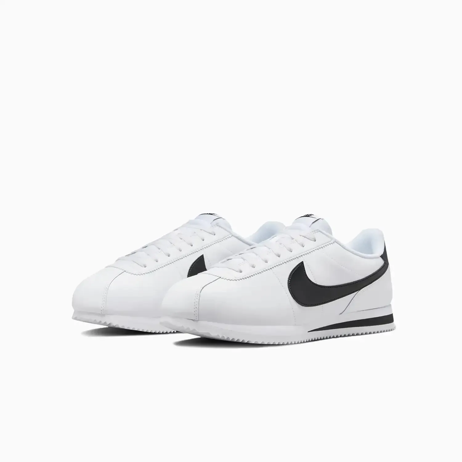 Men's Cortez Leather "Black White" Shoes