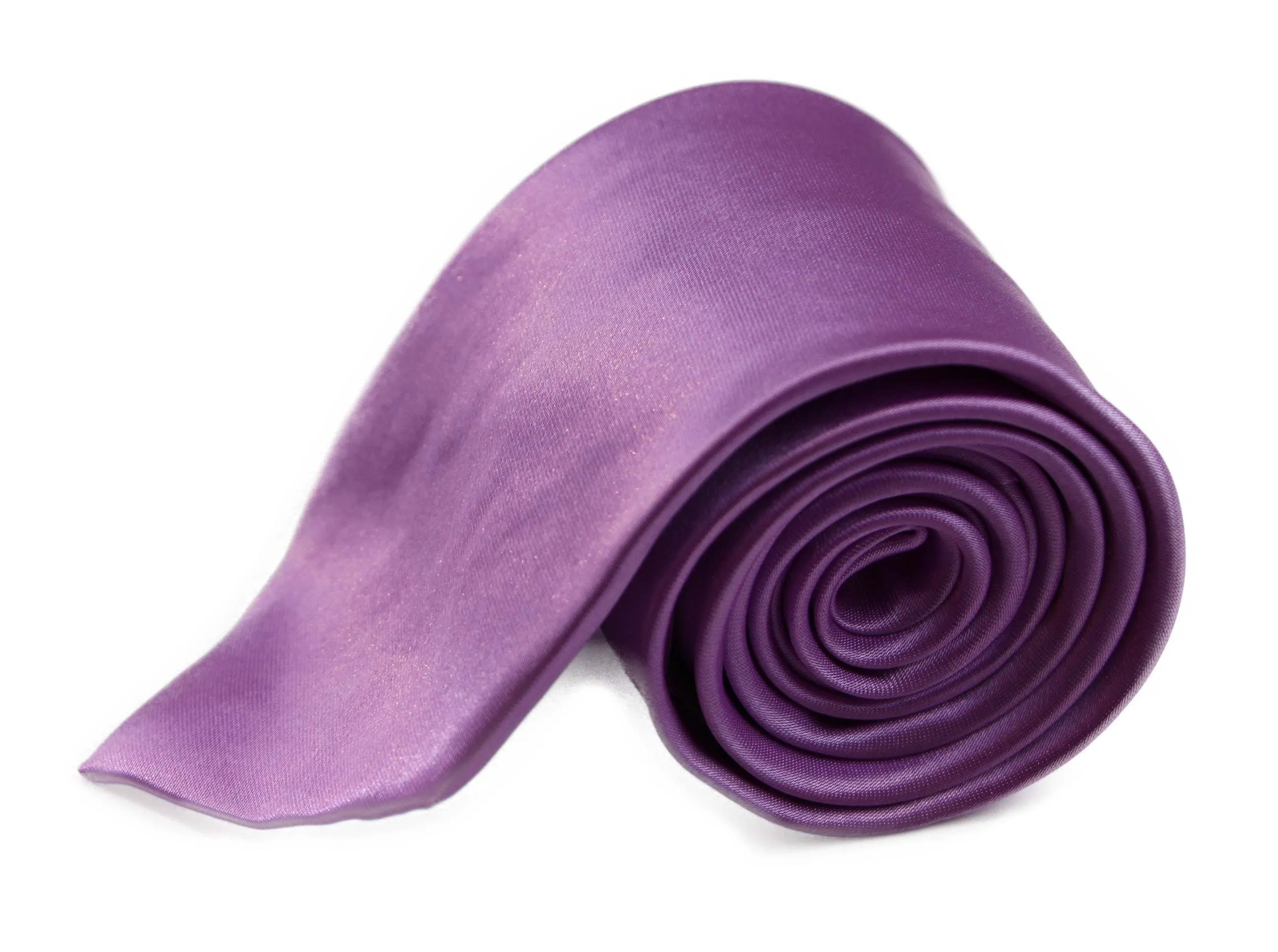 Mens Light Purple 8cm Plain Neck Tie