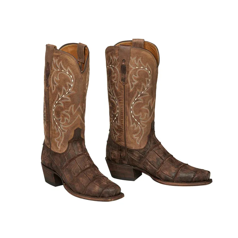 Men's Lucchese Burke Giant American Alligator Boot