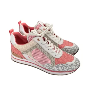 MICHAEL KORS Wilma Trainers Runners Sneakers Pink SIZE 41