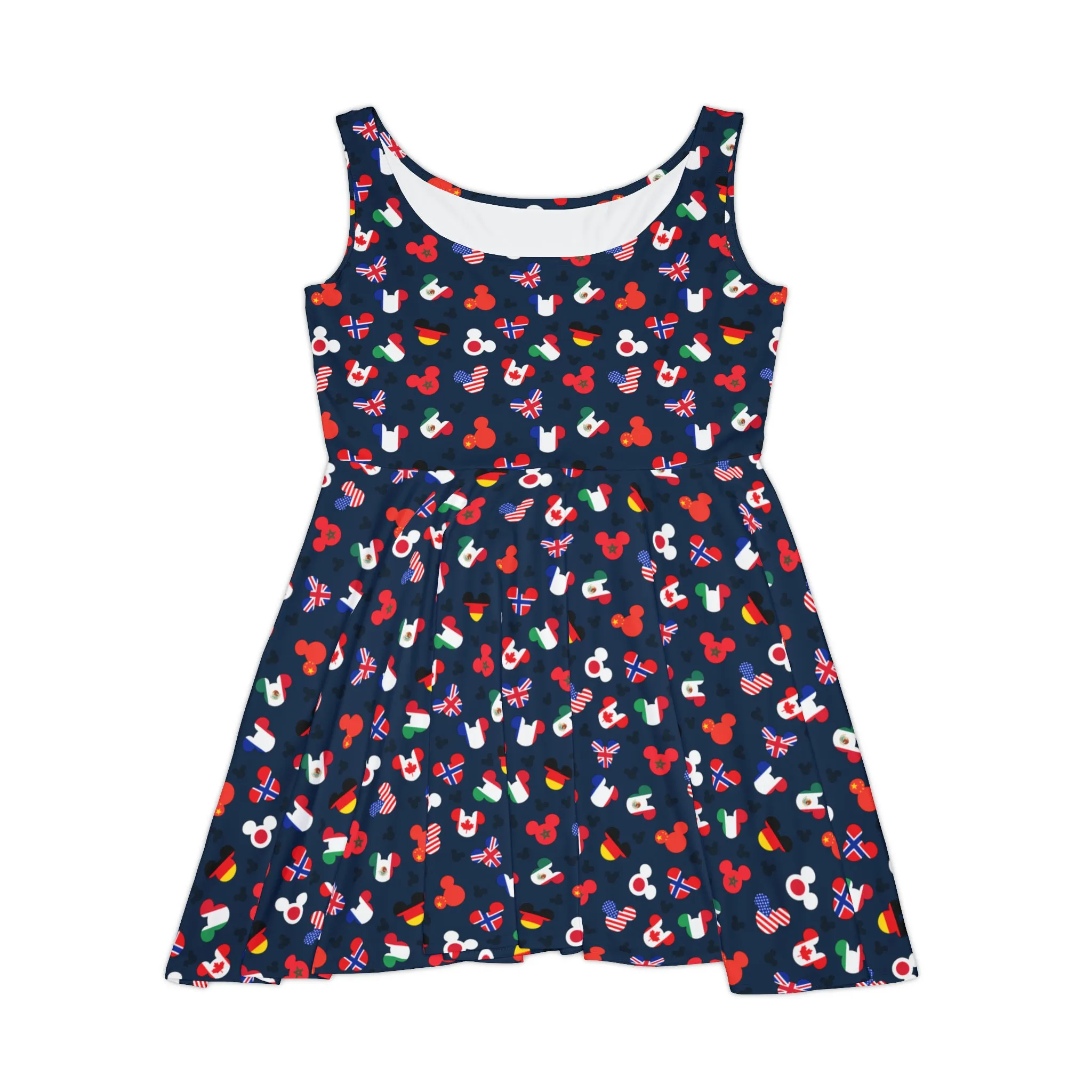 Mickey Flags Women's Skater Dress